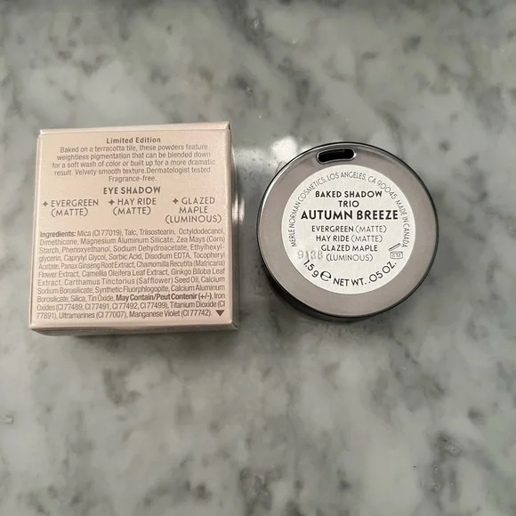 NIB- Merle Norman Baked Shadow Trio - Autumn Breeze - Picture 2 of 3